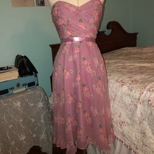 betsey johnson strapless dress